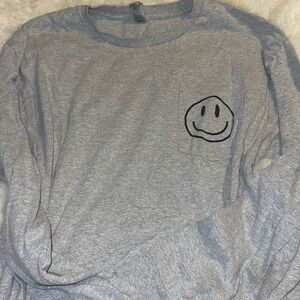 Gildan Heather Gray Ultra Cotton Tee size large